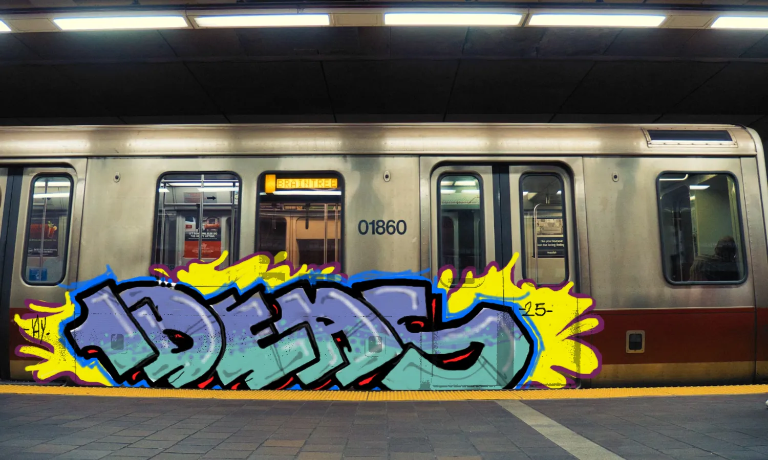 Graffiti artwork by IDEASxARGUE