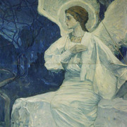 Ангел сидящий на гробе 1908 1911