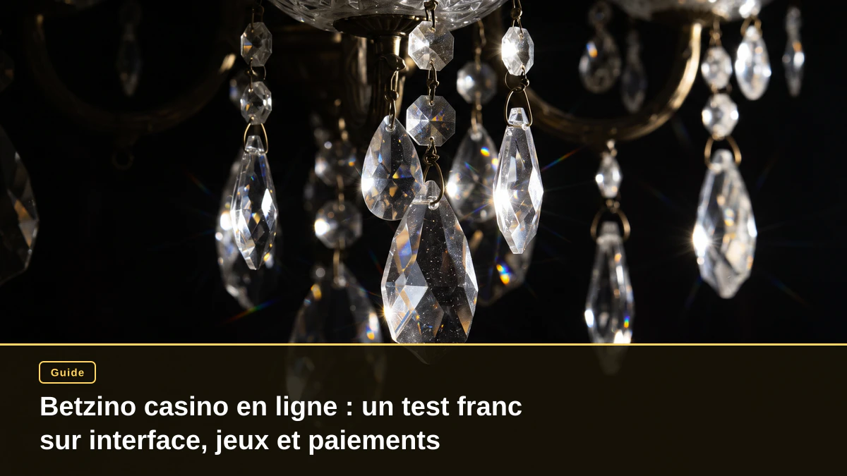 Betzino casino en ligne : un test franc sur interface, jeux et paiements