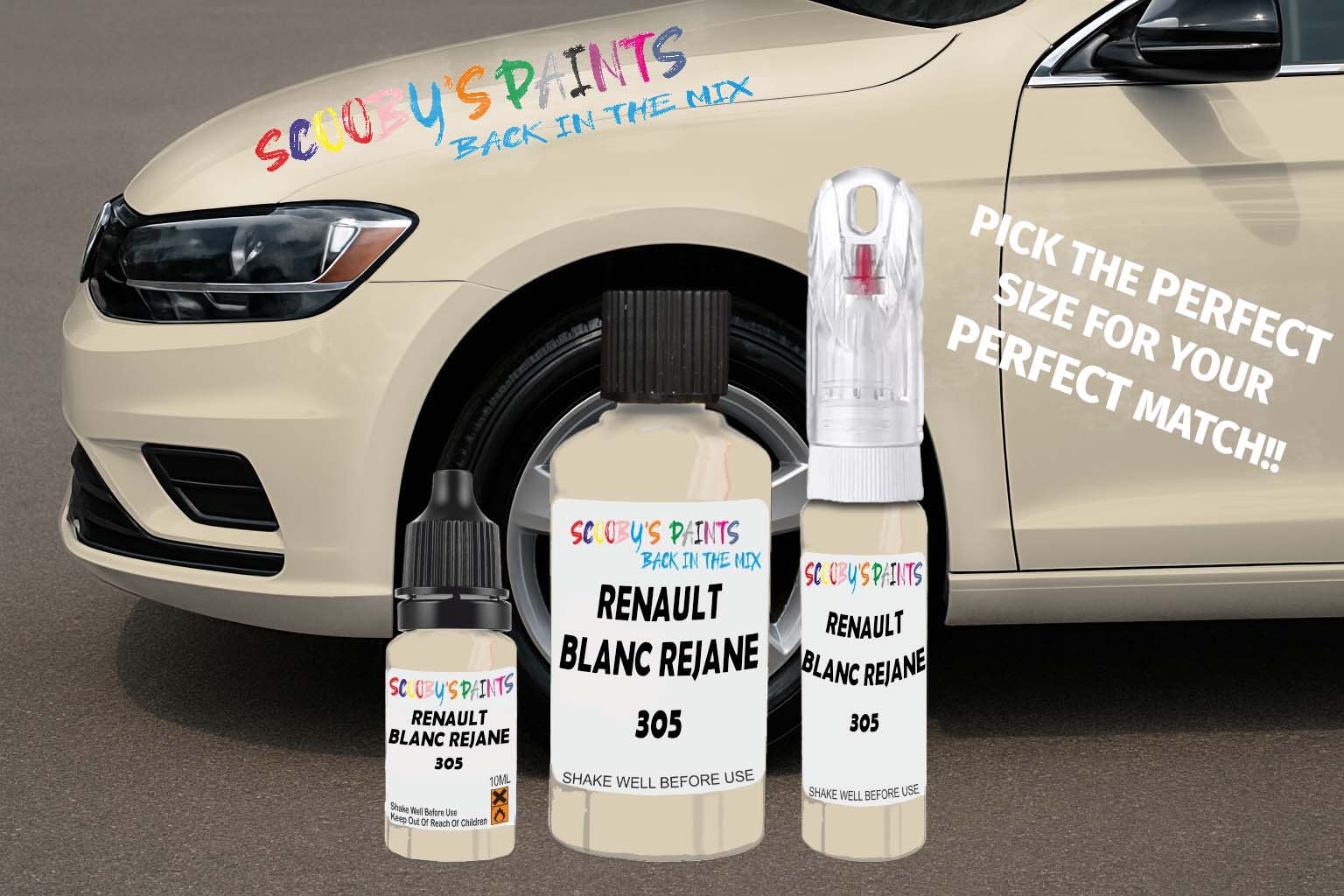 Scooby’s Paints – Renault Triple Touch-Up