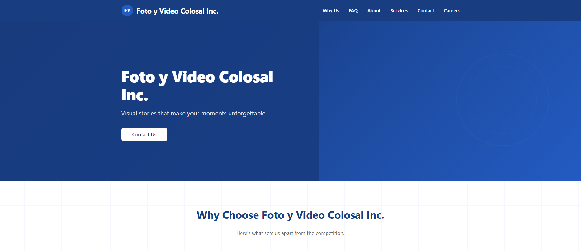 Stored capture of fotoyvideocolosal.com