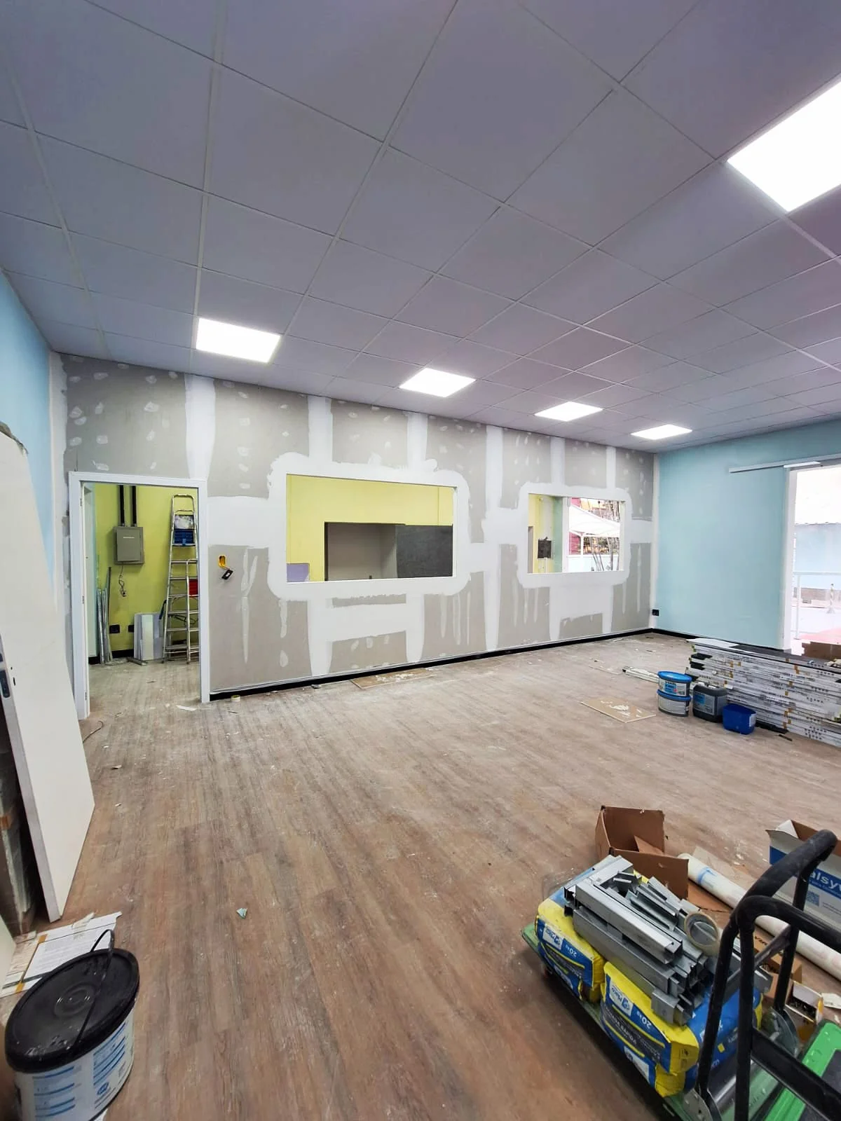 Instalação profissional de drywall