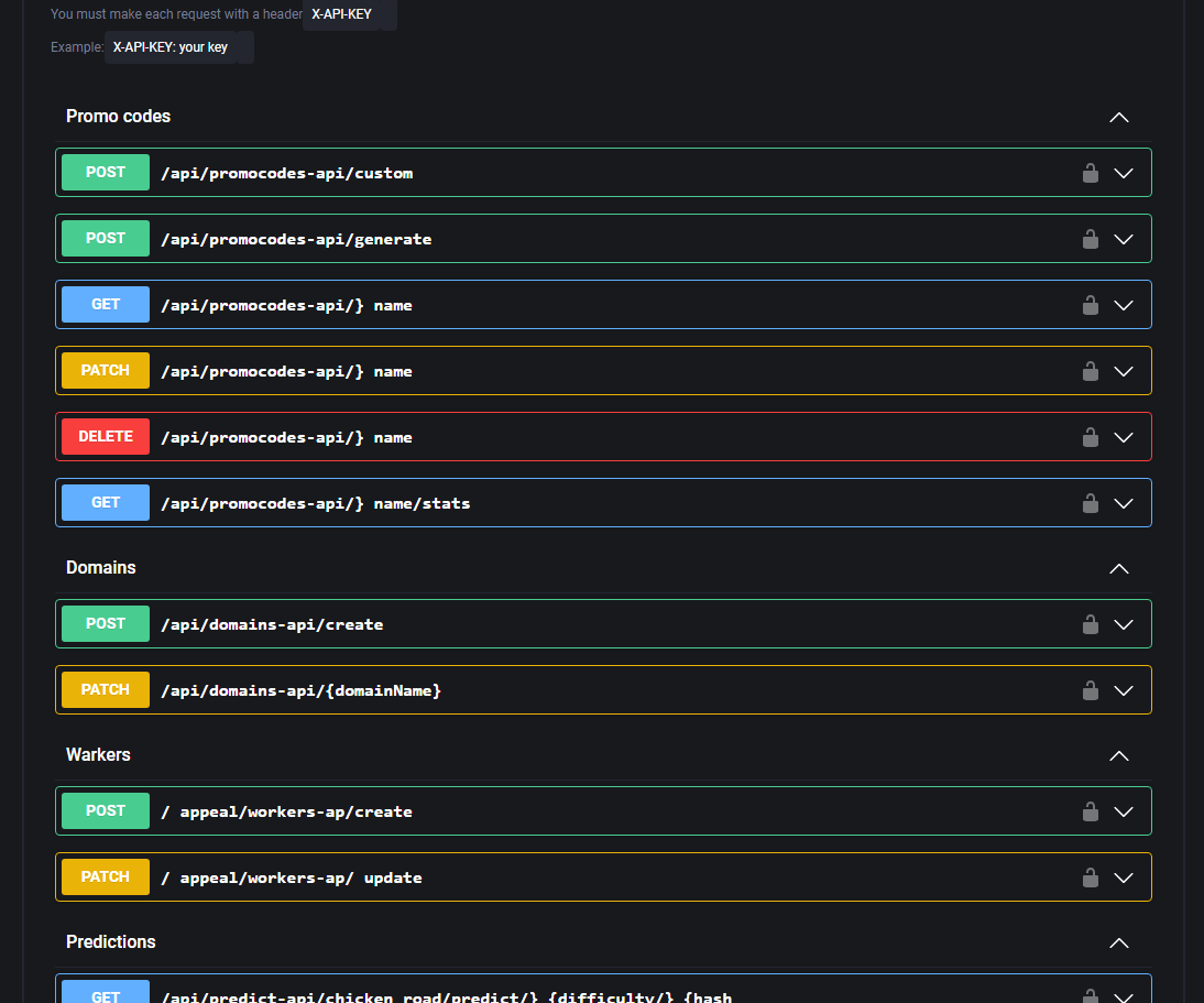 BitXLucky API Documentation