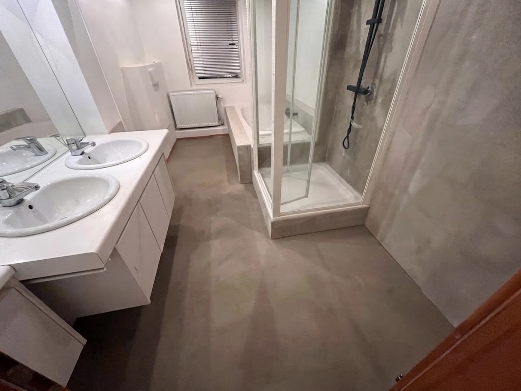 Badezimmer nach der Sanierung