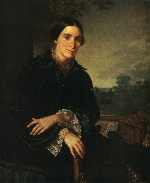 Портрет Е А Селивановской 1852