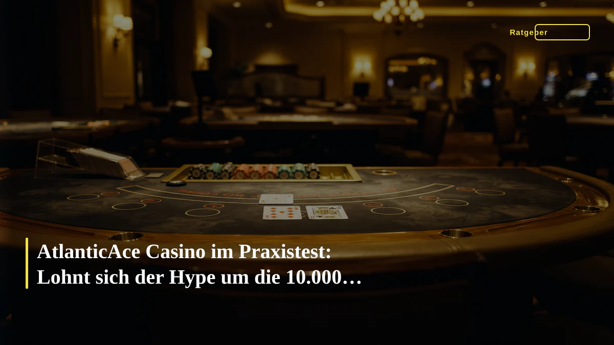 AtlanticAce Casino im Praxistest: Lohnt sich der Hype um die 10.000 Spiele?