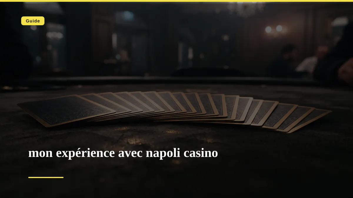 mon expérience avec napoli casino