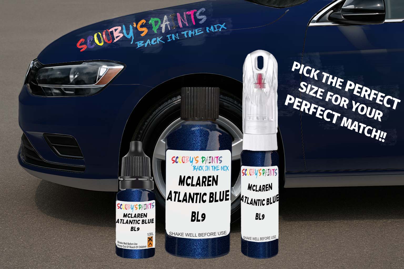 Scooby’s Paints – Mclaren Automotive Triple Touch-Up