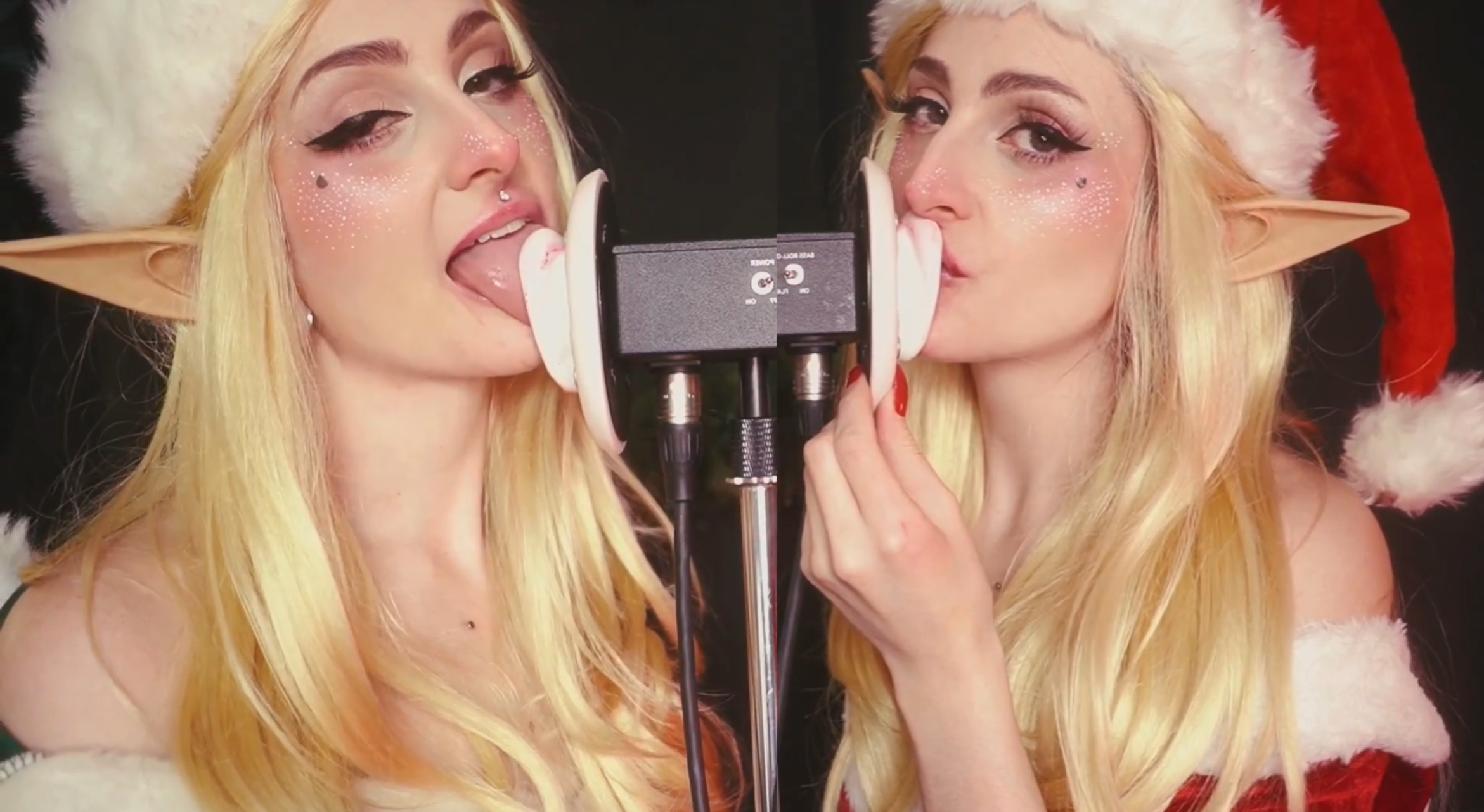 Christmas Double Licking