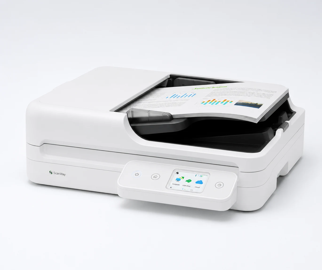 Epson WorkForce DS-1760WN A4 Wi-Fi Flatbed Document Scanner with Duplex ADF — Network Flatbed + ADF Scanner, Ready Stock in Malaysia