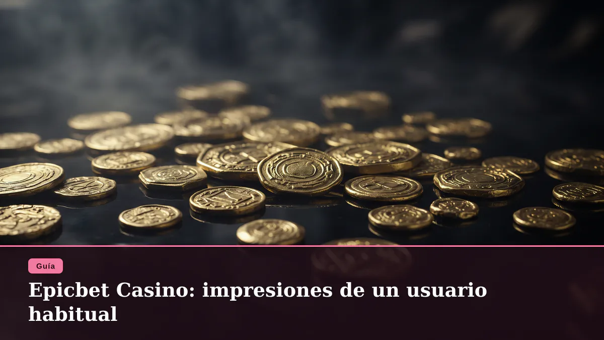 Epicbet Casino: impresiones de un usuario habitual