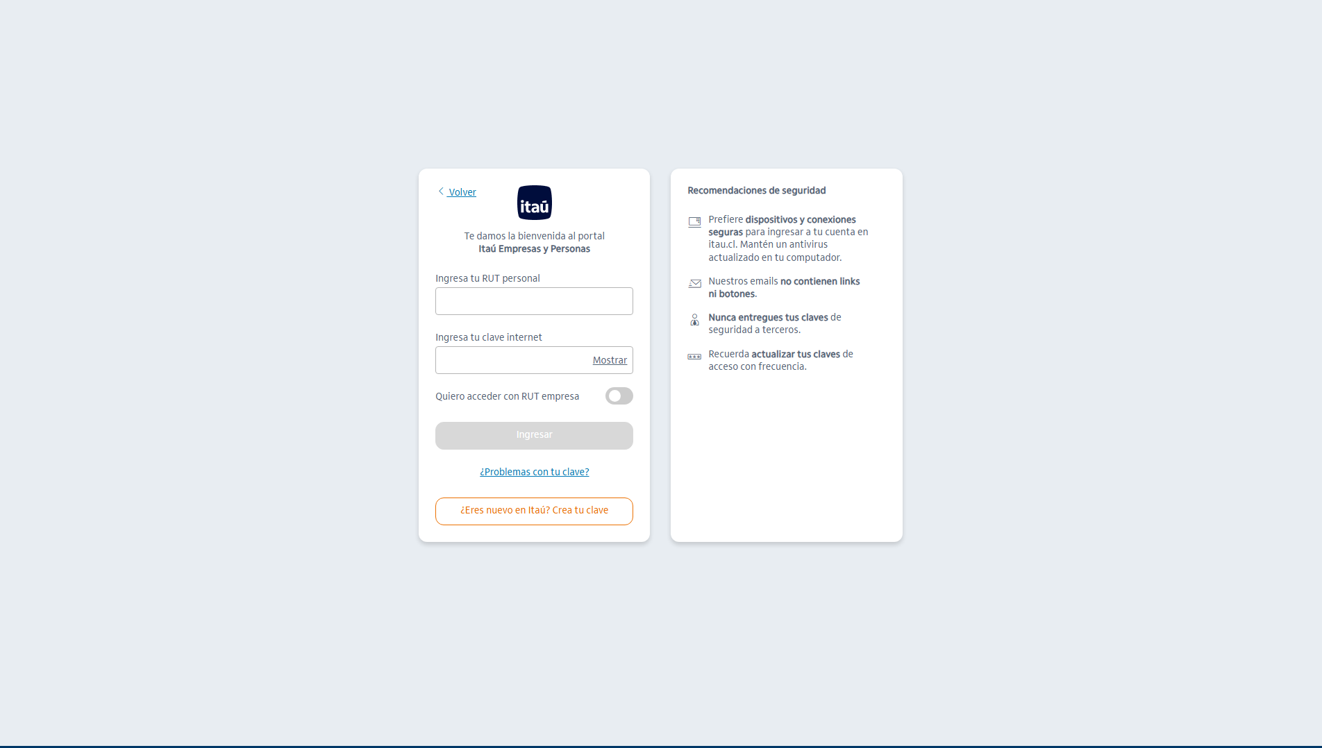 Stored capture of itaucreditoyservicios21badc5f856e608a3af039f6tujyiu5t67.site