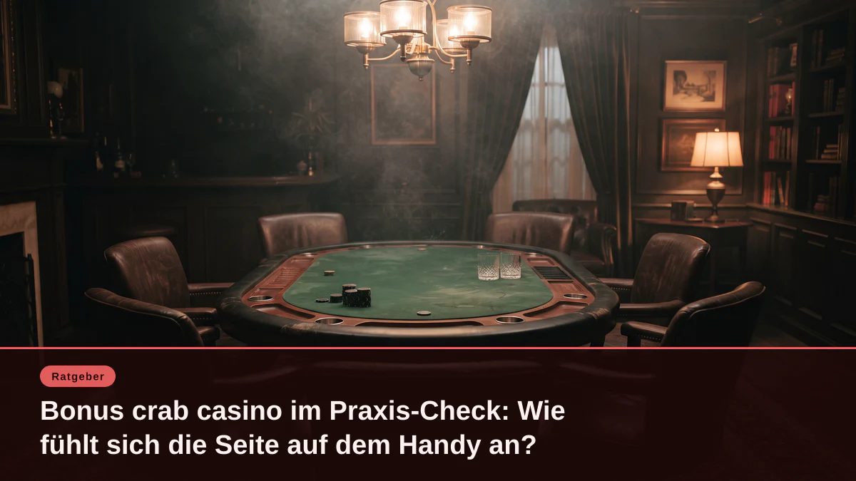 Bonus crab casino im Praxis-Check: Wie fühlt sich die Seite auf dem Handy an?