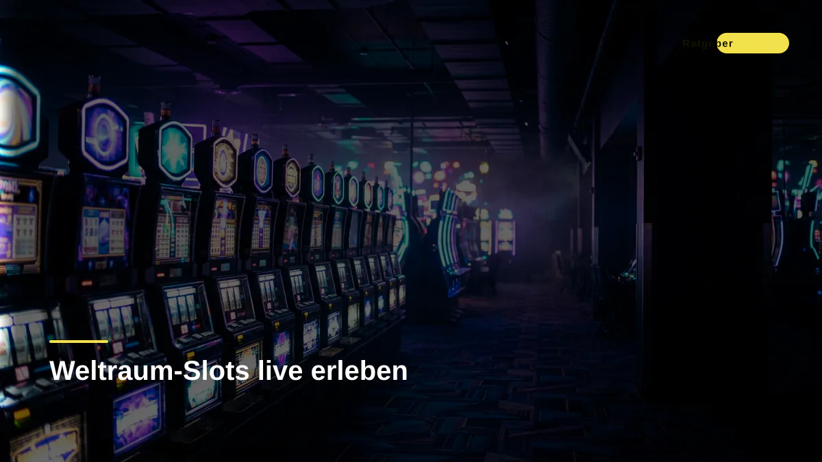 Weltraum-Slots live erleben