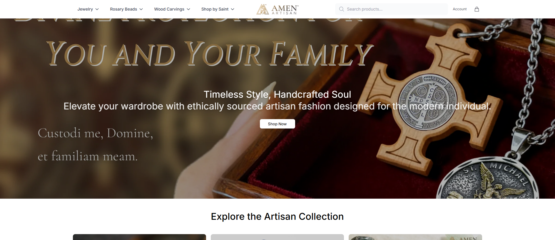 Stored capture of amenartisanjewelry.shop