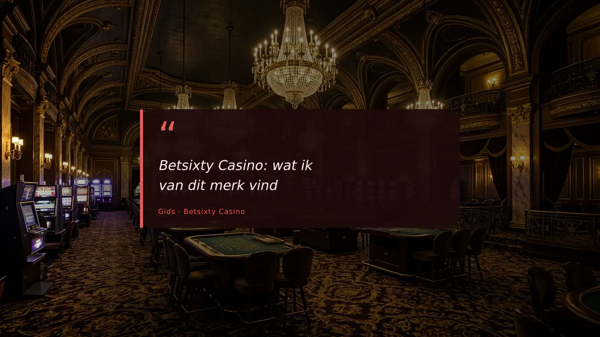 Betsixty Casino: wat ik van dit merk vind
