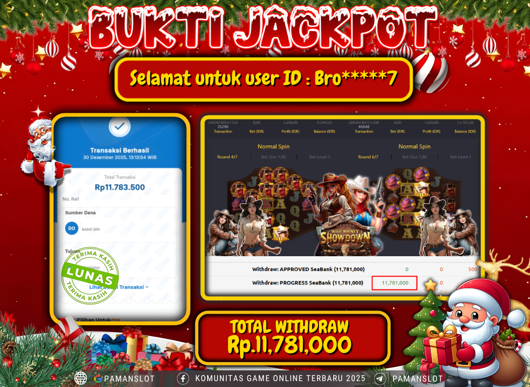 PAMANSLOT JACKPOT Game PG - Wild Bounty Showdown Rp.11,781,000- LUNAS