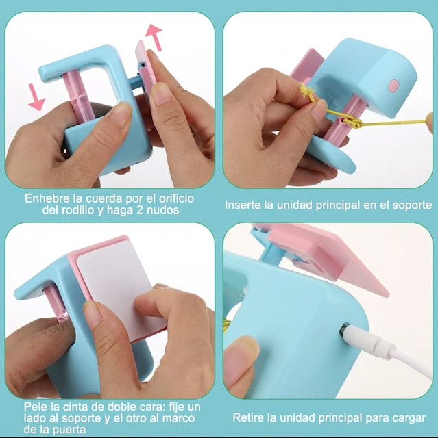 Miniatura de gato entretenido con juguete automático