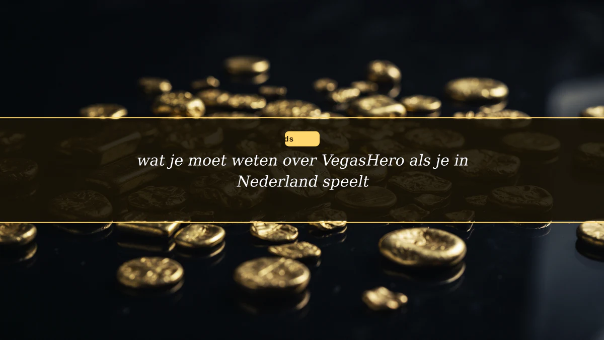 wat je moet weten over VegasHero als je in Nederland speelt