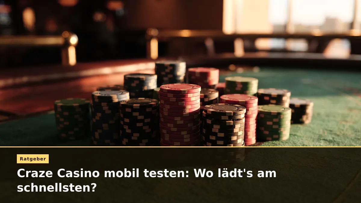 Craze Casino mobil testen: Wo lädt's am schnellsten?