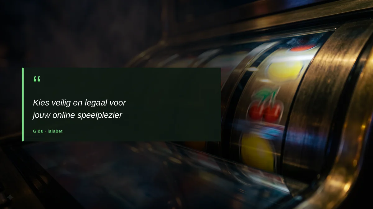 Kies veilig en legaal voor jouw online speelplezier