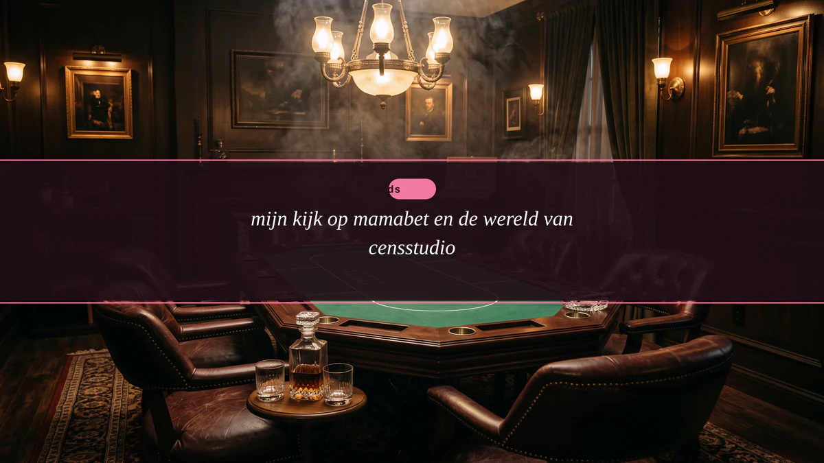 mijn kijk op mamabet en de wereld van censstudio