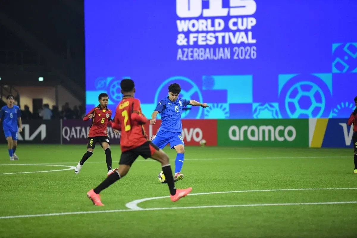 Azərbaycanın U-15 yığması dünya çempionatında Timor-Leste komandasını darmadağın etdi