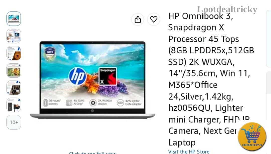 Hp Omnibook 3 – Just ₹8000 | Loot Lo