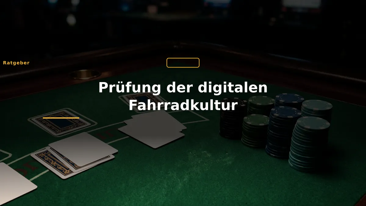 Prüfung der digitalen Fahrradkultur