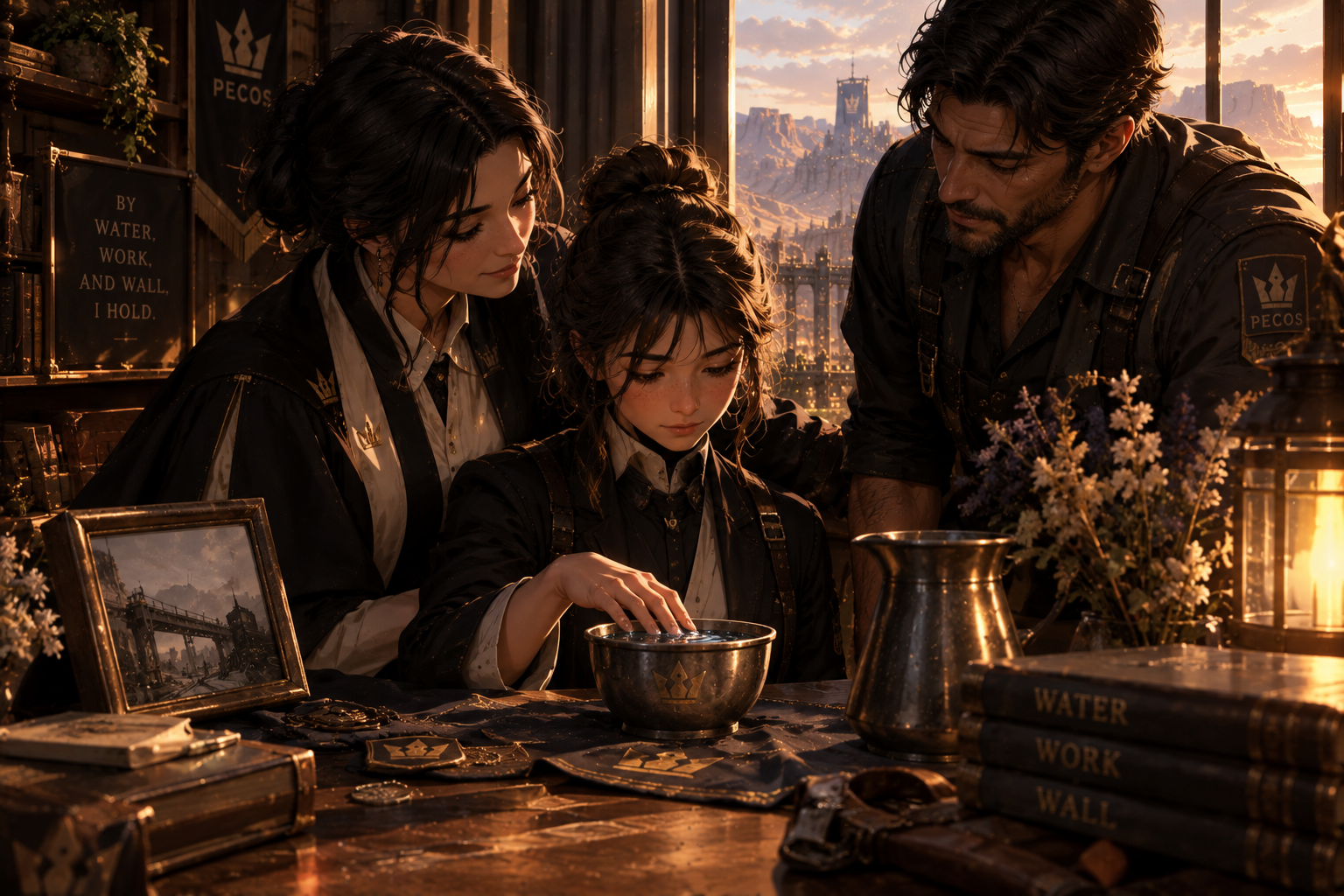 A Pecos family privately preparing for a Water Oath