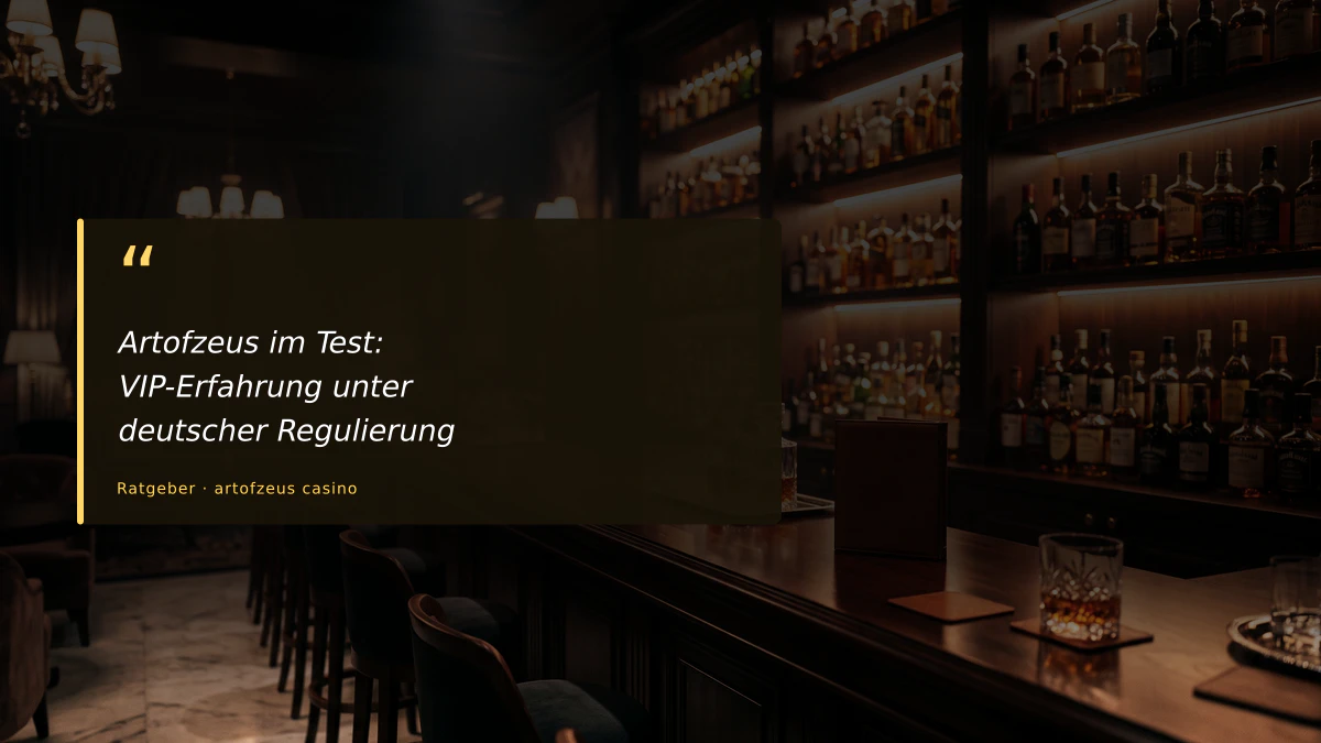 Artofzeus im Test: VIP-Erfahrung unter deutscher Regulierung