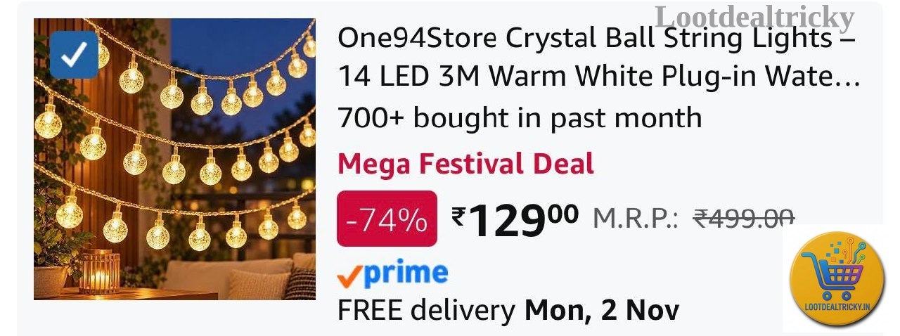 Crystal Ball String | Limited Time Loot Offer
