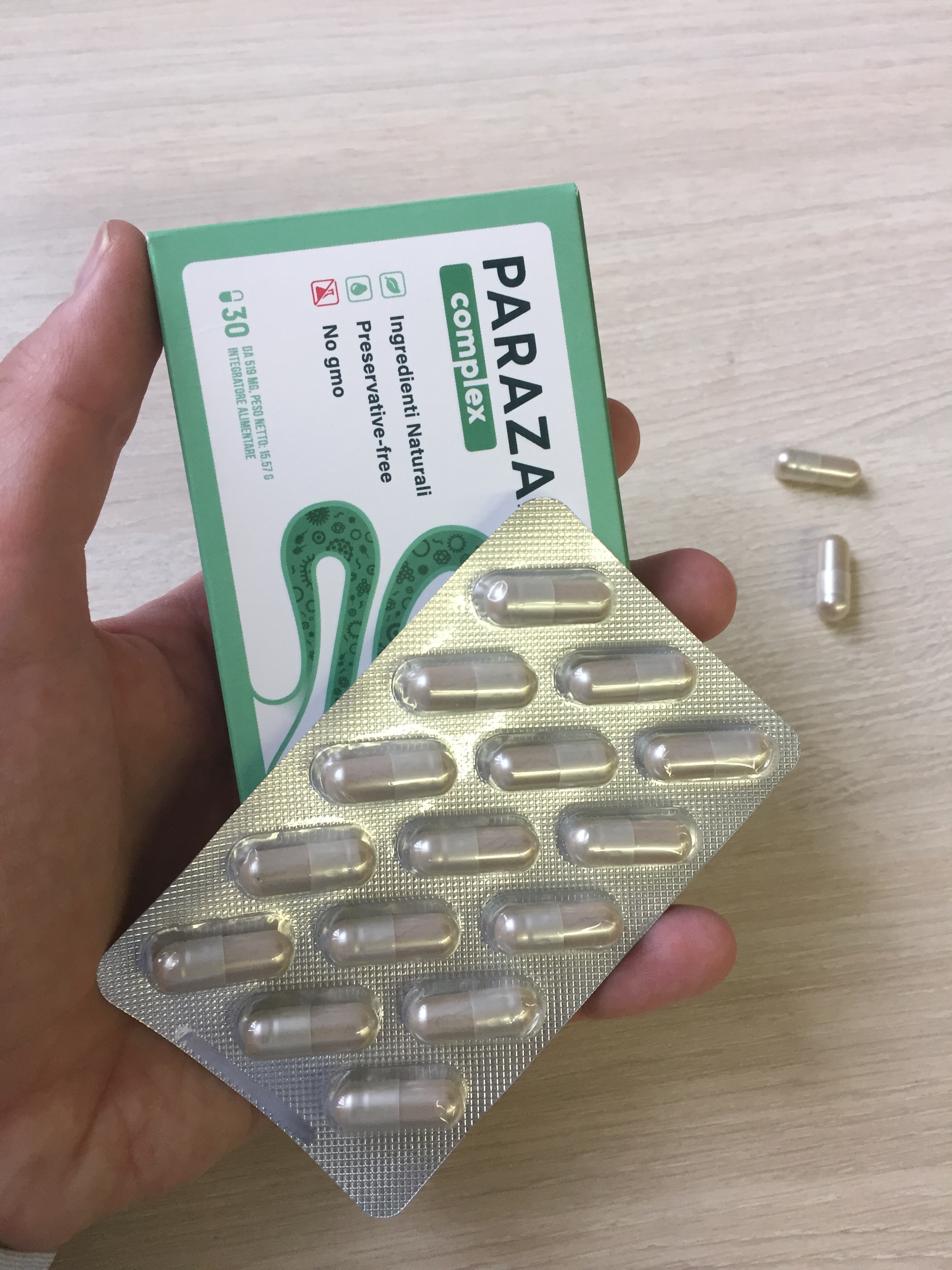 Cliente con Parazax Complex