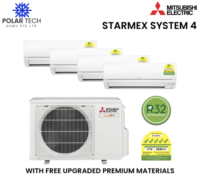 MITSUBISHI ELECTRIC Starmex R32 System 4