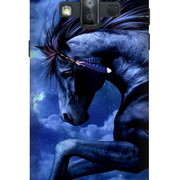 blue horse