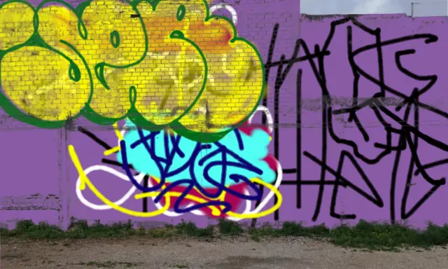 Graffiti artwork by JERR