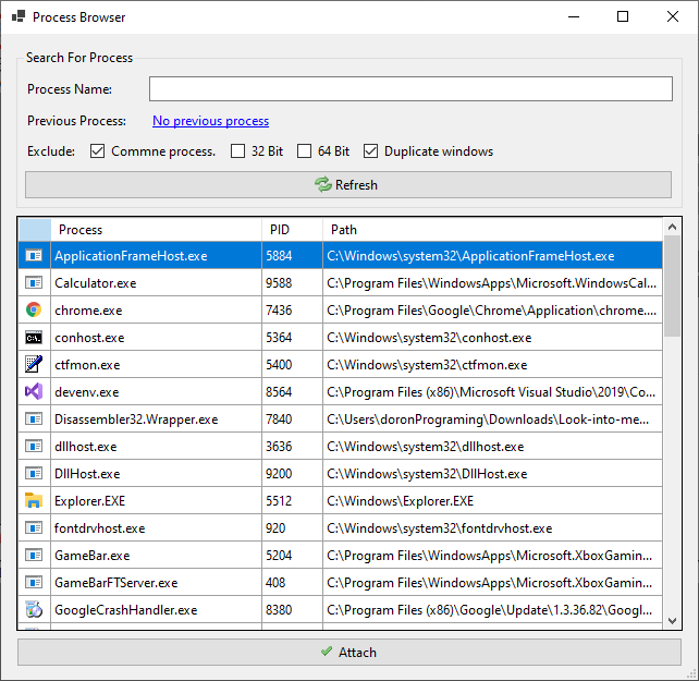 Process-Browser