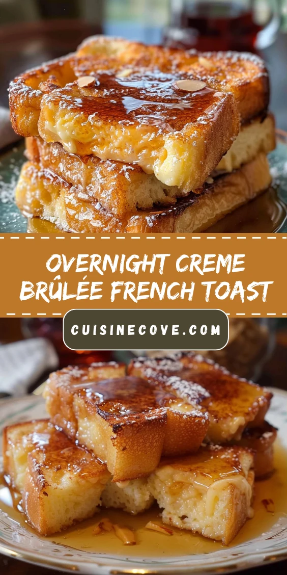 Overnight Crème Brûlée French Toast Bake