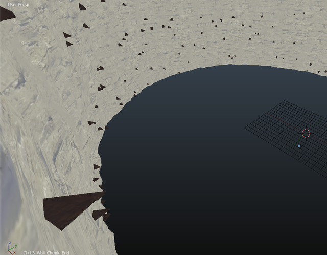 object particle normal alignment example