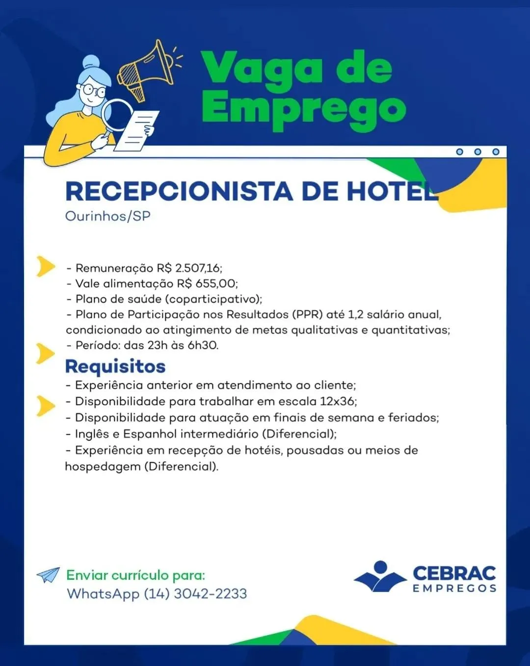 Recepcionista De Hotel