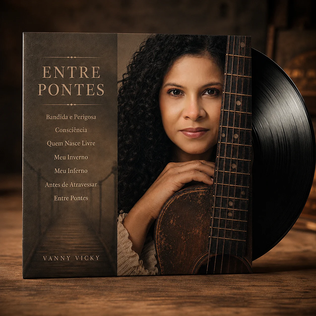 Capa de ENTRE PONTES — Vanny Vicky