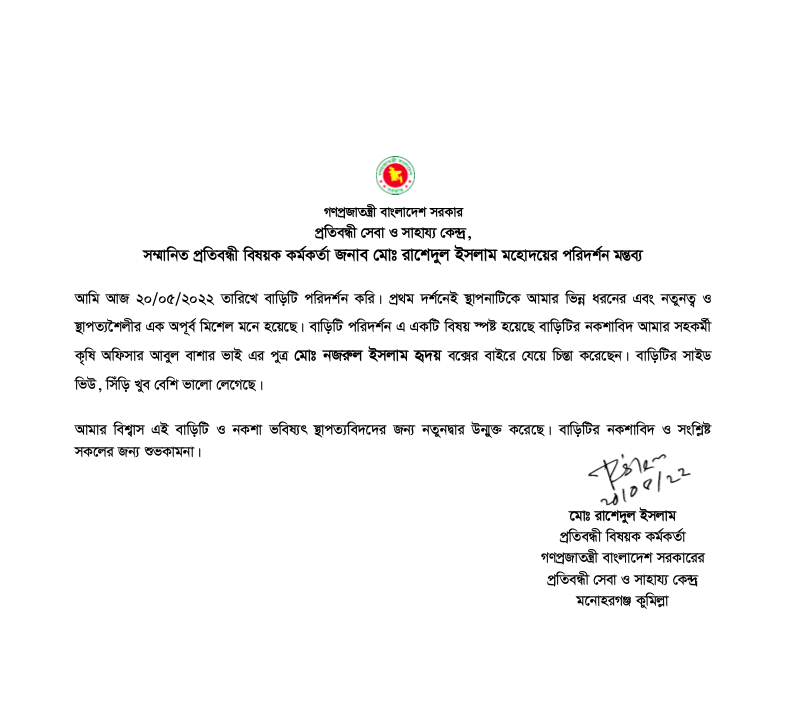 Project evidence for জনাব মোঃ রাশেদুল ইসলাম 