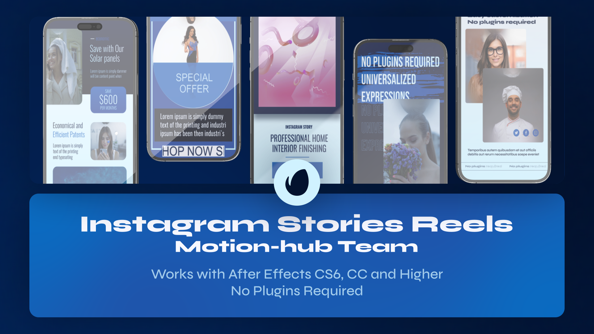 Instagram Reel - Vertical Blue 