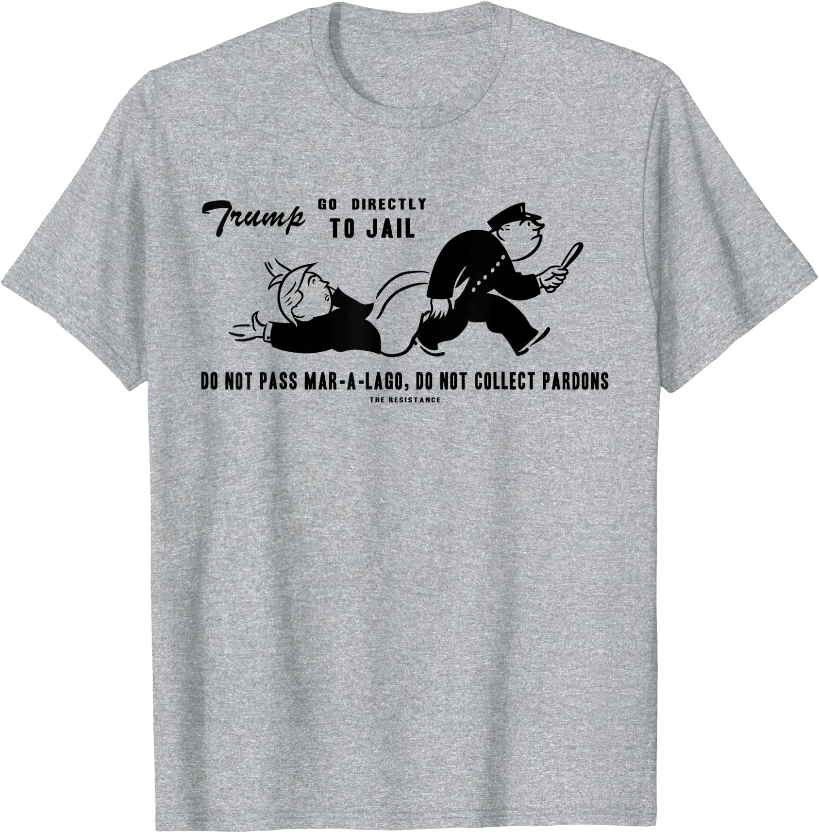 Lock Him Up Jail Trump Funny Political Tee Unisex T-Shirt
