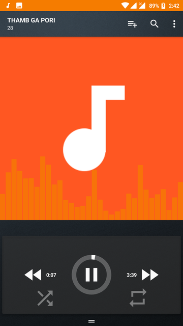Default Music Player
