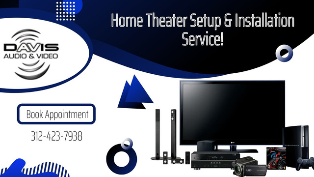 https://www.davisaudio.com/home-theater-design-installation-chicago-illinois/ - Looking for the best in home theater, automation, audio-video, security system installation? Davis Audio & Video provide expert design and installation for modern home theaters and sound systems in Illinois. Give a call @ 312-423-7938 to schedule an appointment.