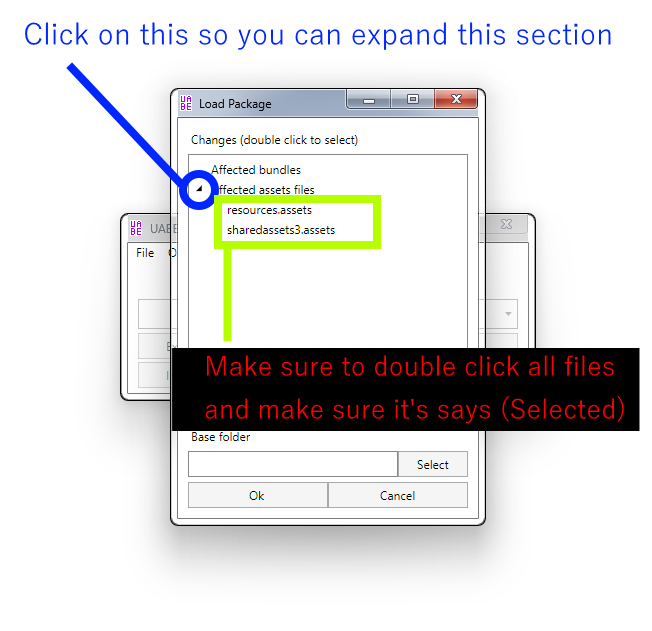 Selecting associated resources Selecting associated resources