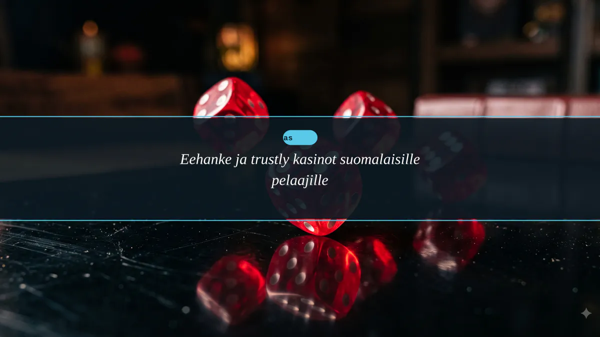 Eehanke ja trustly kasinot suomalaisille pelaajille