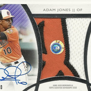 2017 Topps Diamond Icons Adam Jones Patch Autograph /10