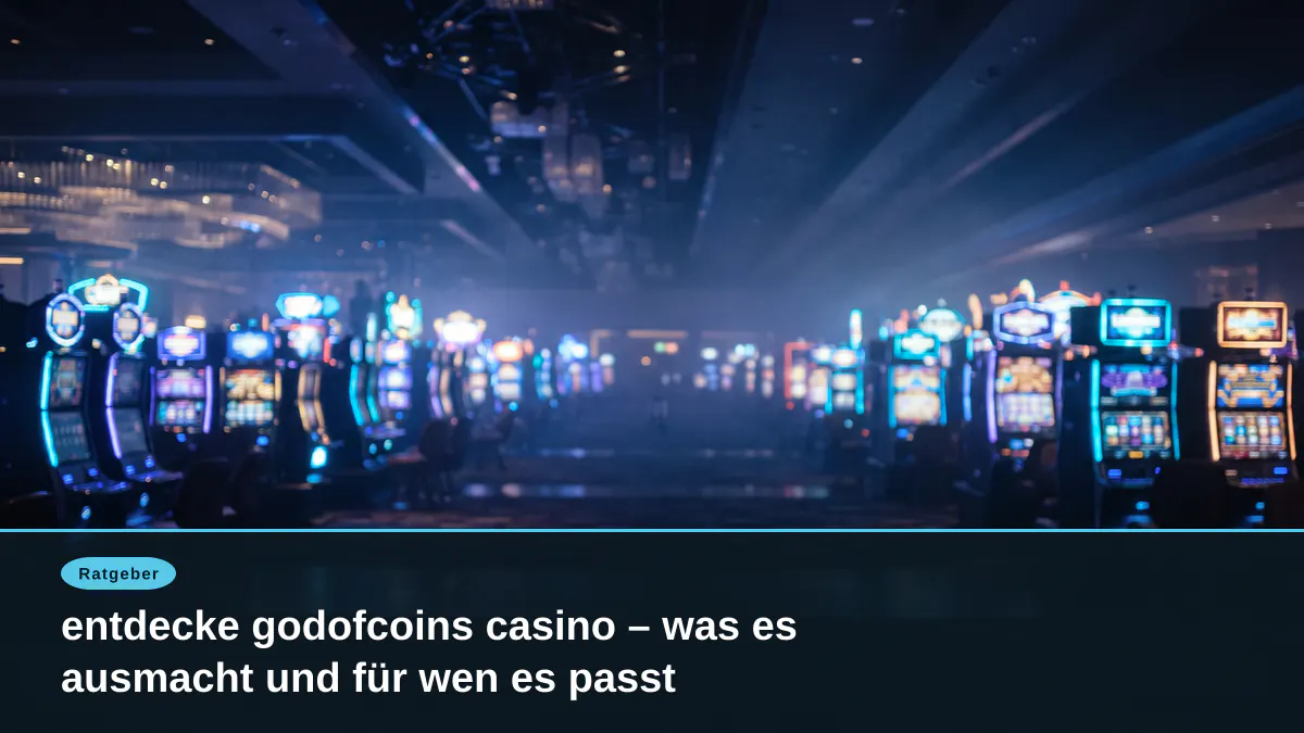entdecke godofcoins casino – was es ausmacht und für wen es passt